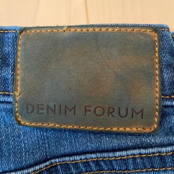 Denim Forum The Lola High Rise Skinny 26L Jeans blue organic blend cotton - Picture 5 of 9